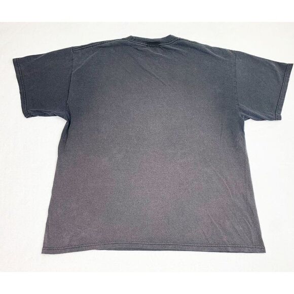 Vintage Y2K Bob Marley T-Shirt 1X Faded Black Distressed - Picture 2 of 9